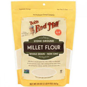 Bobs Red Mill Gluten Free Millet Flour 567g x 4