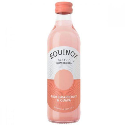 Equinox Kombucha Organic Pink Grapefruit & Guava Soft Drink 275ml