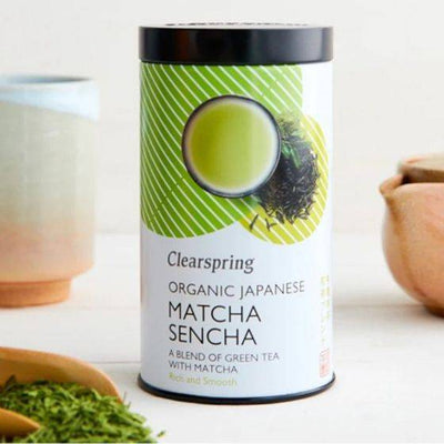 Clearspring Organic Japanese Matcha Sencha Green Tea & 85g