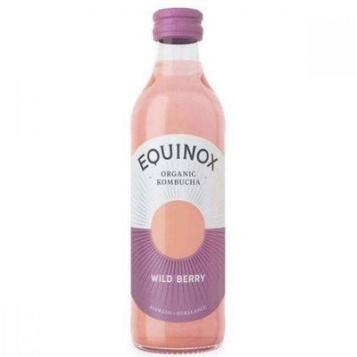 Equinox Kombucha Organic Wild Berry Soft Drink 275ml