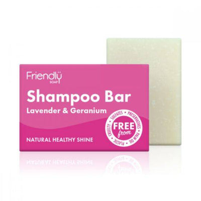 Friendly Soap Lavender & Geranium Shampoo Bar 95g x 6