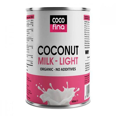 Cocofina Organic Light Coconut Milk 400ml x 6