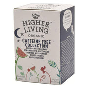 Higher Living Organic Caffeine Free Collection 20 Bags x 4