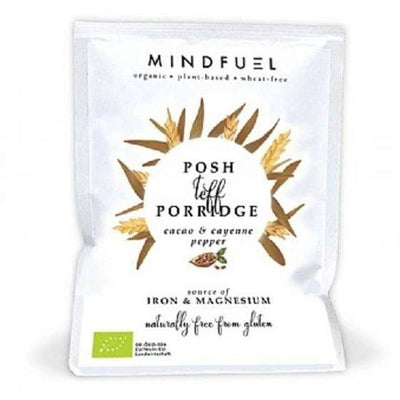 Mindfuel Posh Teff Porridge - Cacao 57g x 20