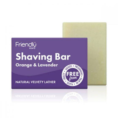 Friendly Soap Orange & Lavender Shaving Bar 95g x 6