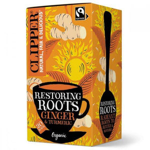 4 X Clipper Restoring Roots Tea 20 Bags
