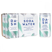 Dash Water Soda - Lime & Garden Mint Multi (200mlx6) x 4