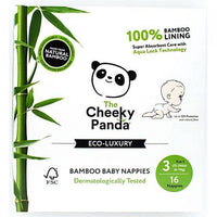Cheeky Panda The Bamboo Nappies Size 3 (6-11Kg) 16s