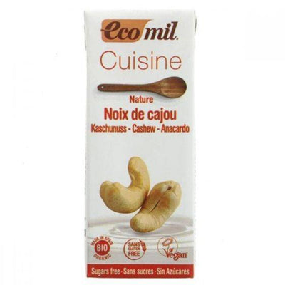 Ecomil Cashew Alternative To Dairy Single Cream 200ml