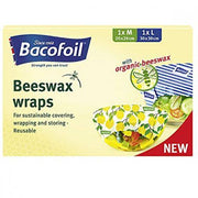 Bacofoil Beeswax Wraps - 1 Medium Large 2 Pack