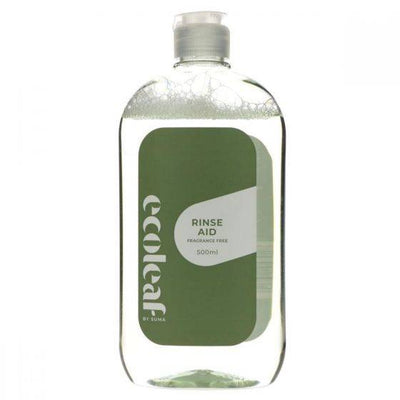 Ecoleaf Rinse Aid - Fragrance Free 500ml x 6