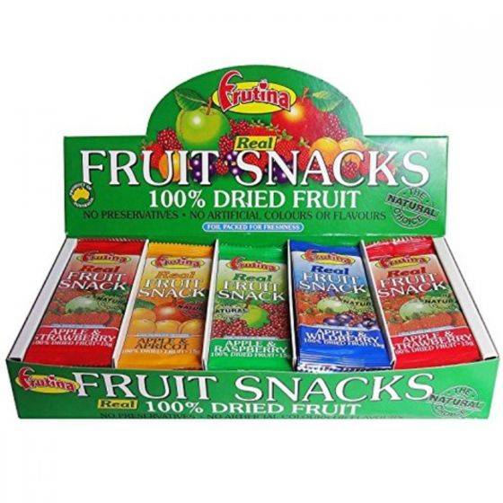 Frutina 100% Dried Fruit Bars - Variety Pack 15g x 60