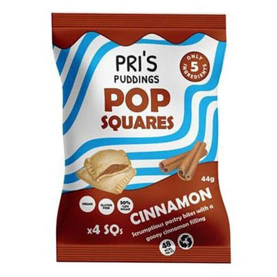 Pri's Puddings Pop Squares - Cinnamon 44g x 12