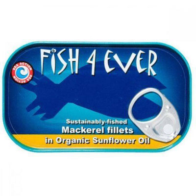 Fish 4 Ever Mackerel Fillet In Sunflower Oil 120g