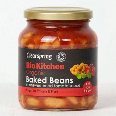 Clearspring Organic Baked Beans - Unsweetened 350g x 6