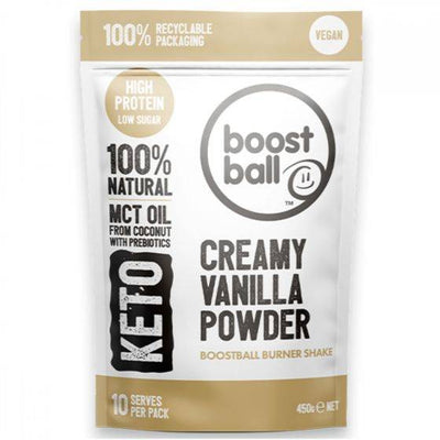 Boostball Creamy Vanilla Keto Boost Burner Shake 450g