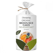 Clearspring Organic No Added Salt Brown Rice Cakes 120g x 6