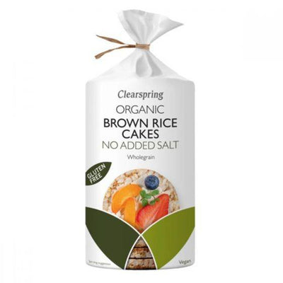 Clearspring Organic No Added Salt Brown Rice Cakes 120g x 6