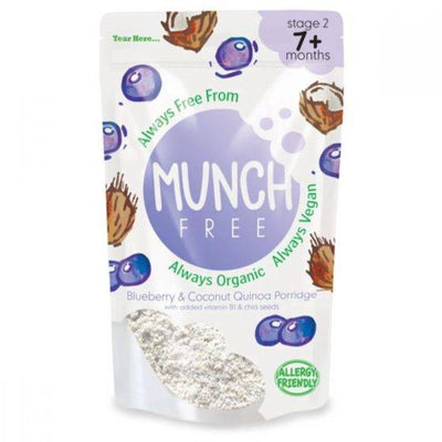 Munch Free Blueberry & Coconut Quinoa Porridge 160g x 5