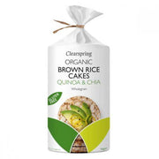 Clearspring Organic Quinoa & Chia Brown Rice Cakes 120g x 6