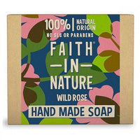 Faith In Nature Wild Rose Soap Bar 100g