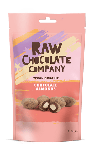 Raw Choc Co Chocolate Almonds 110g x 6