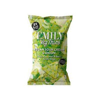 Emily Crisps Vegan Sour Cream & Onion Sharing Thins 85g x 8