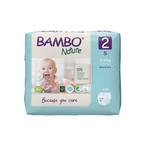 Bambo Nature Nappies - Size 2 30s