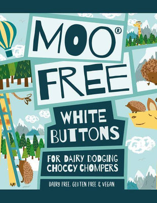 Moo Free Buttons - White 25g x 25