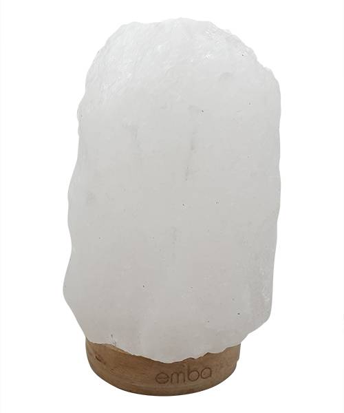 Revolution White Block Shaped Salt Lamp Single