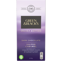 Green & Blacks Velvet Salted Caramel Chocolate Bar 90g x 18