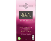 Green & Blacks Velvet Raspberry Hazelnut Chocolate Bar 90g x 18