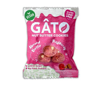 Gato Cookie Bites - Almond Butter & Raspberry 33g x 10