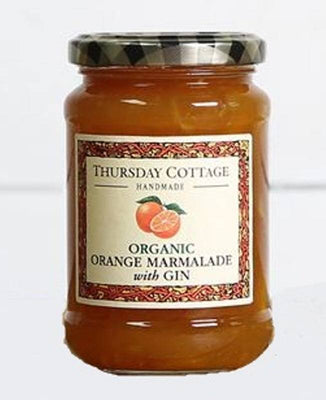 Thursday Cottage Organic Fine Orange Marmalade With Gin 340g