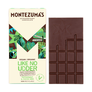 Montezuma's Like No Udder Peppermint & Cocoa Nibs 90g x 12