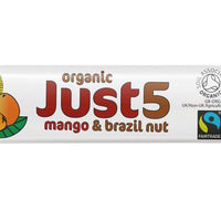 Tropical/W Just 5 Mango & Brazil Bar 40g x 18