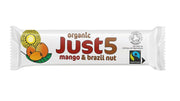 Tropical/W Just 5 Mango & Brazil Bar 40g x 18
