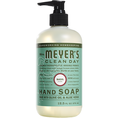 Mrs Meyers Basil Hand Soap 370ml