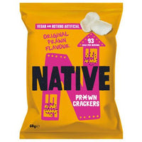 Native Snacks Pr*wn Crackers - Prawn Flavour 60g x 12