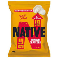 Native Snacks Pr*wn Crackers - Sweet Chilli 60g x 12