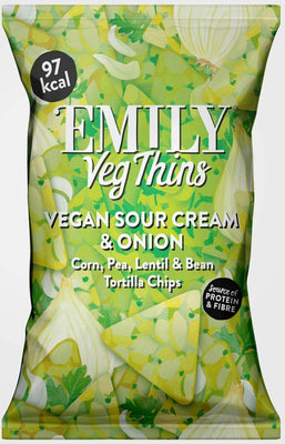 Emily Crisps Vegan Sour Cream & Onion Impulse Thins 23g x 24