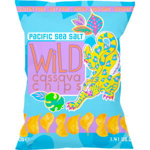 Wild Cassava Pacific Sea Salt Chips 40g x 12