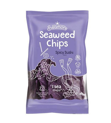 Seamore Seaweed Chips Spicy Sushi 135g x 12