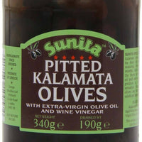 Sunita Kalamata Pitted Olives 340g x 6