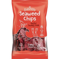 Seamore Seaweed Chips Surfin Sweet Chilli 135g x 12