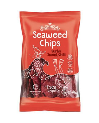 Seamore Seaweed Chips Surfin Sweet Chilli 135g x 12