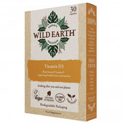 Wild Earth Vegan Vitamin D3 1000iu Capsules 30s