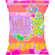 Wild Cassava Sweet Chilli & Onion Chips 40g x 12