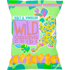 Wild Cassava Salt & Vinegar Chips 40g x 12